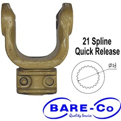 YOKE Q/R A7 1-3/8 X 21 SPLINE