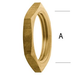 BRASS BSPP LOCKNUT