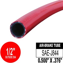 AIR BRAKE TUBE J844 RED 1/2