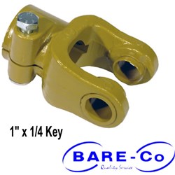 YOKE CLAMP A2 1" BORE X 1/4KEY