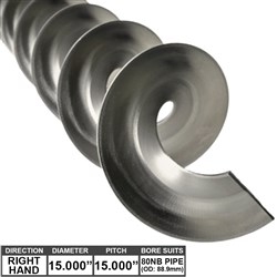 AUGER FLIGHT 15" RIGHT HAND