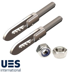 ANTILUCE FASTENER Z/P SML PK2