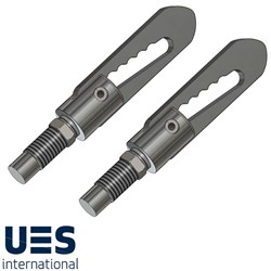 DROPLOCK PIN THREADED PK2