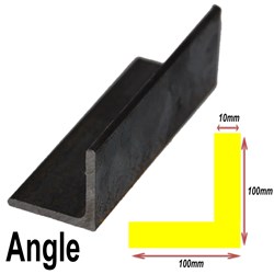 BLACK ANGLE 100MMX100MMX10MM