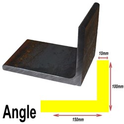 BLACK ANGLE 150MMX100MMX10MM