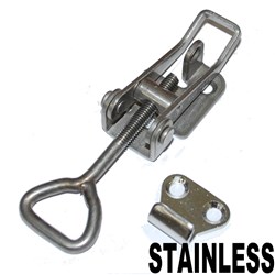 OVERCENTRE LATCH S/STEEL 120MM