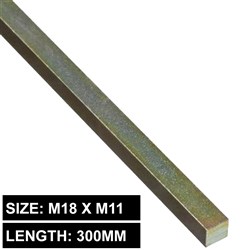 KEY STEEL M18XM11 X 300MM LONG