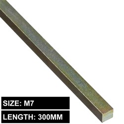 KEY STEEL M7 X 300MM LONG
