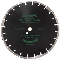 AUSTSAW 350MM DIAMOND BLADE