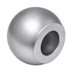 Category 4 quick hitch lower link ball B6353 manufactured from steel with 85mm outside diameter and 51mm inside diameter for heavy-duty tractor three-point linkage systems.