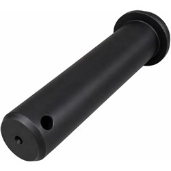 Grade 8 high tensile Category 4 top link pin B6592 with 45mm diameter and 185mm overall length for heavy-duty tractor three-point linkage systems.