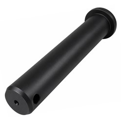 Grade 8 high tensile Category 4 top link pin B6593 with 45mm diameter and 235mm overall length for heavy-duty tractor three-point linkage systems.