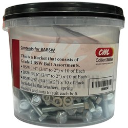 BSW 600 PIECE BOLT ASSORTMENT