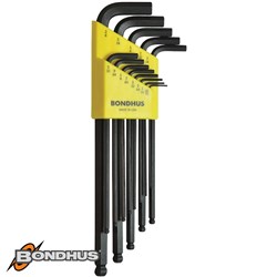 BONDHUS HEX KEY SET 13PCE AF