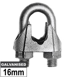 WIRE ROPE GRIP GALVANISED 16MM