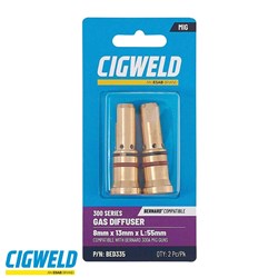 CIGWELD SHORT GAS DIFFUSER M8
