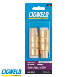 CIGWELD NOZZLE TAPERED 14MM