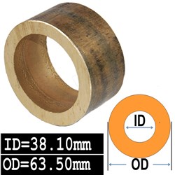 BRONZE HOLLOW 63.5 X 38.1MM