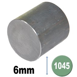 BLACK ROUND BAR 6MM