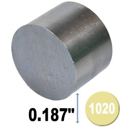 BRIGHT ROUND BAR 1020 0.187"
