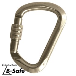 B-SAFE SCREWGATE KARABINER