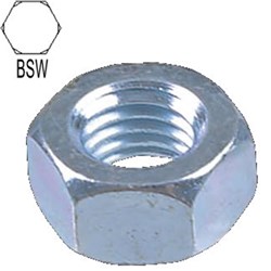 PLATED NUT BSW 5/16
