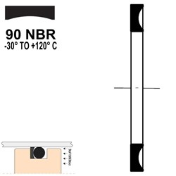 BACK UP RING 1/8 - 1-3/4 X 2