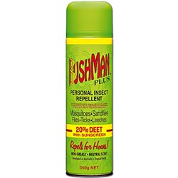 BUSHMANS PLUS 20% DEET 350G