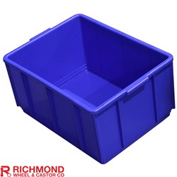 STACKABLE TOTE BOX BLU 21LITRE