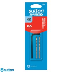 SUTTON C119 TCT DRILL 9/64