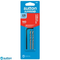 SUTTON C119 TCT DRILL 3/16