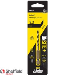 ALPHA STEP TIP DRILL 3.3MM
