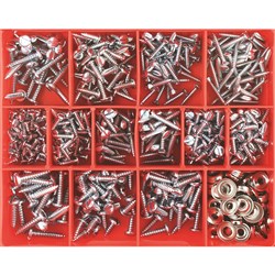 ASSORTMENT KIT SELF/TAP SCREWS