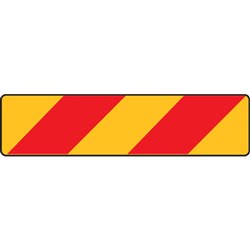 SIGN 'DIAGONAL STRIPE LEFT'