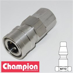 AIR COUPLING STAINLESS STEEL F