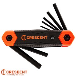 CRESCENT FOLDING HEX KEY SET