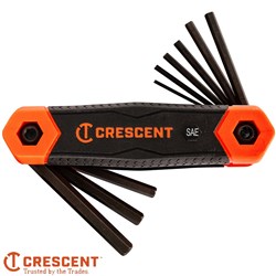 CRESCENT FOLDING HEX KEY SET