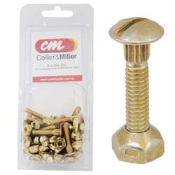 BOLT & NUT 7/32 X 1.1/4"(PK25)