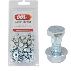 KNIFE BOLT & NUT KIT M6 X 16