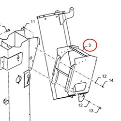 NH BUBBLE UP AUGER BASE TUBE