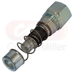 HYDRAULIC COUPLER 3/8F 1/2 ORB