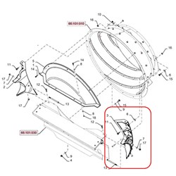 TRANSITION CONE DEFLECTOR