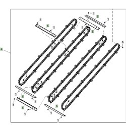 JOHN DEERE X9 FEEDER CHAIN C/P
