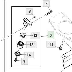 KNIFE HEAD BEARING ADAPTOR
