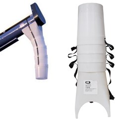 FLEXIBLE GRAIN DOWNSPOUT