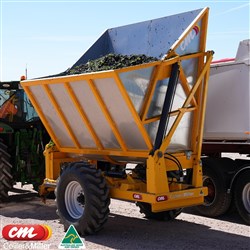 C&M S/STEEL GRAPE BIN 6 TONNE