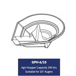 GRAIN AUGER HOPPER POLY 290Lt