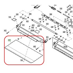 CENTRE FEED CLEAN OUT DOOR