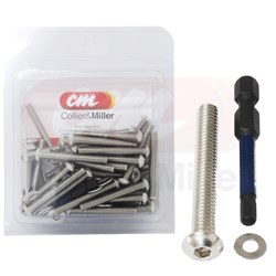 JD HEX HEAD SCREW 1/4 X 2"