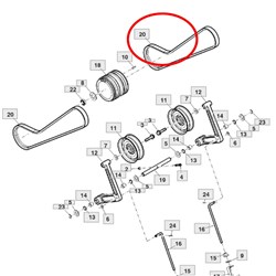 COTTON PICKER FAN DRIVE BELT